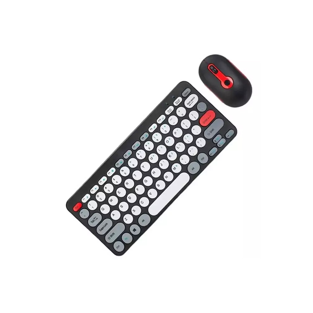 JEDEL WS681 Mini Stylish Wireless Gaming Keyboard Mouse Combo